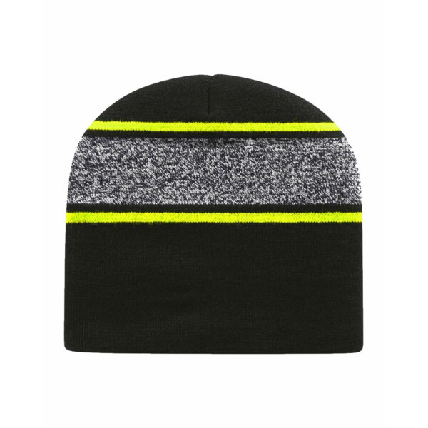 USA-Made Variegated Striped Beanie Thumbnail