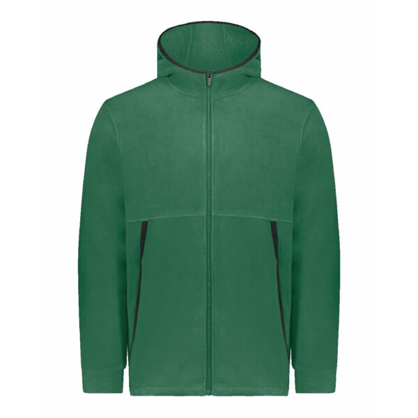 Unisex Eco Revive™ Polar Fleece Hooded Full-Zip Jacket Thumbnail