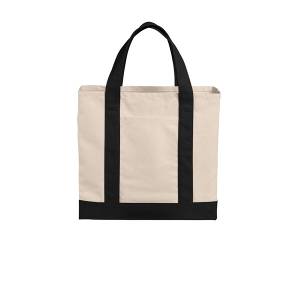 Cotton Canvas Two Tone Tote Thumbnail