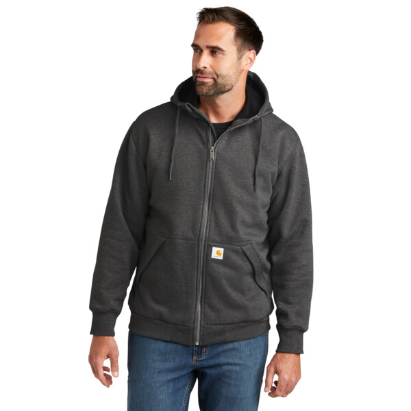 Midweight Thermal Lined Full Zip Sweatshirt Thumbnail