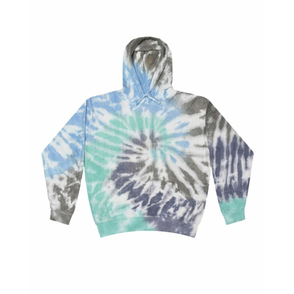 Unisex Tie-Dyed Cloud Fleece Hooded Sweatshirt Thumbnail