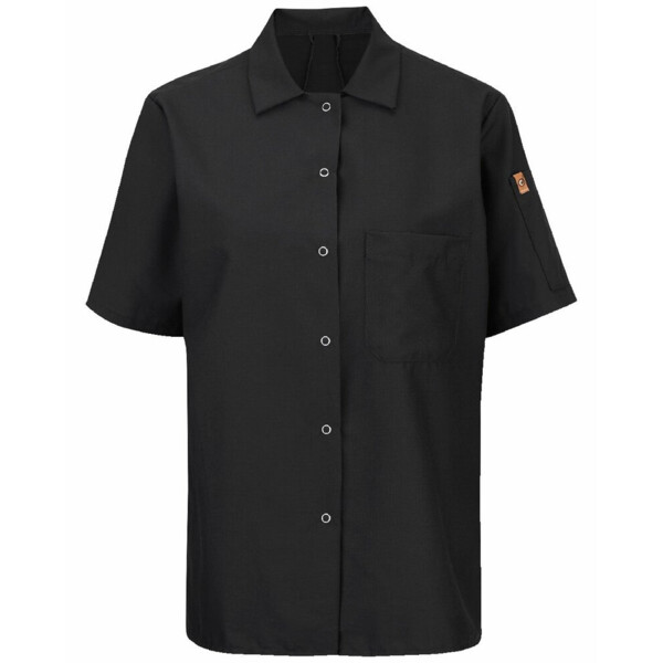 Women's Mimix™ Short Sleeve Cook Shirt with OilBlok Thumbnail