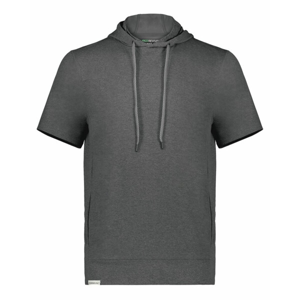 Men's Eco Revive™ Ventura Soft Knit Short Sleeve Hooded Sweatshirt Thumbnail