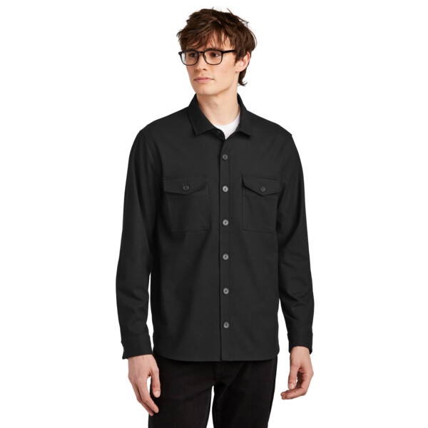 Long Sleeve Twill Overshirt Thumbnail