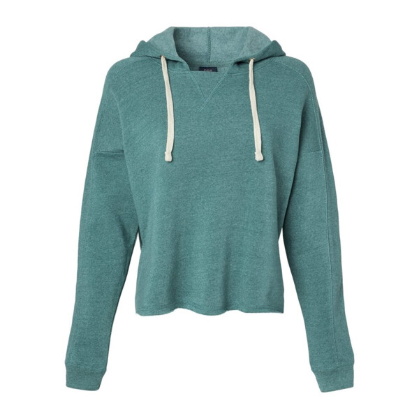 Women's Angel Fleece Crop Hooded Sweatshirt Thumbnail