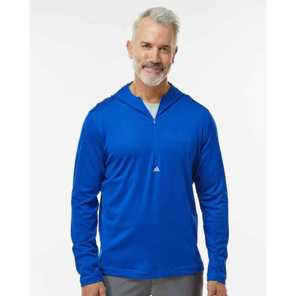 Men's Lightweight Quarter-Zip Hooded Pullover Thumbnail