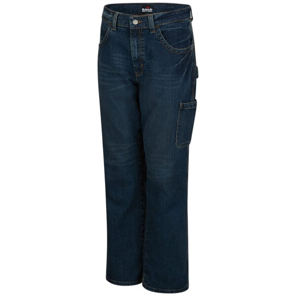 Men's Extended Sizes Stretch Denim Dungaree Jeans Thumbnail