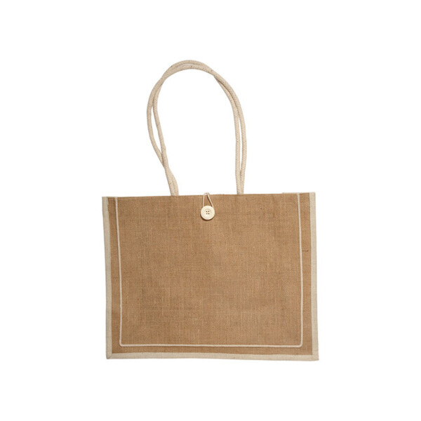 Milan Jute Tote Bag Thumbnail