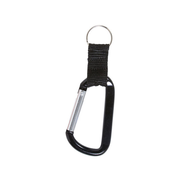 Carabiner With Strap And Split Ring Keychain Thumbnail