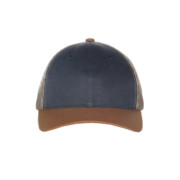 Structured Tri-Color Mesh Back Trucker Thumbnail