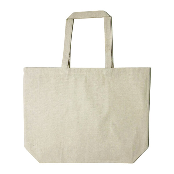 Jumbo Recycled Midweight Gusseted Canvas Tote Thumbnail