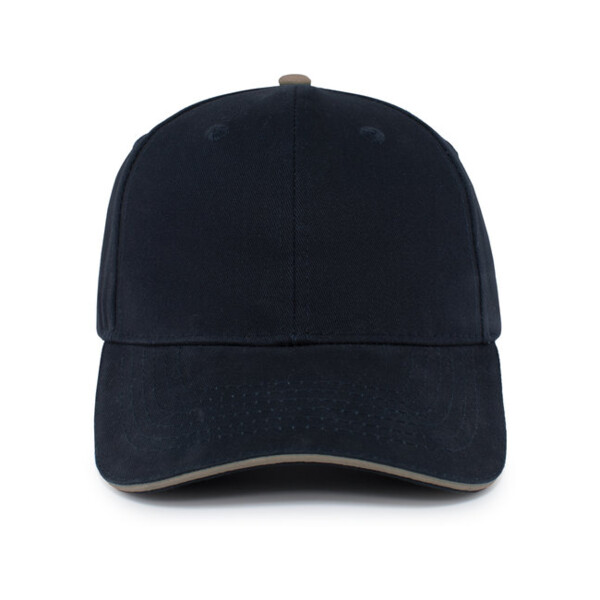 Brushed Twill Cap With Sandwich Bill Thumbnail