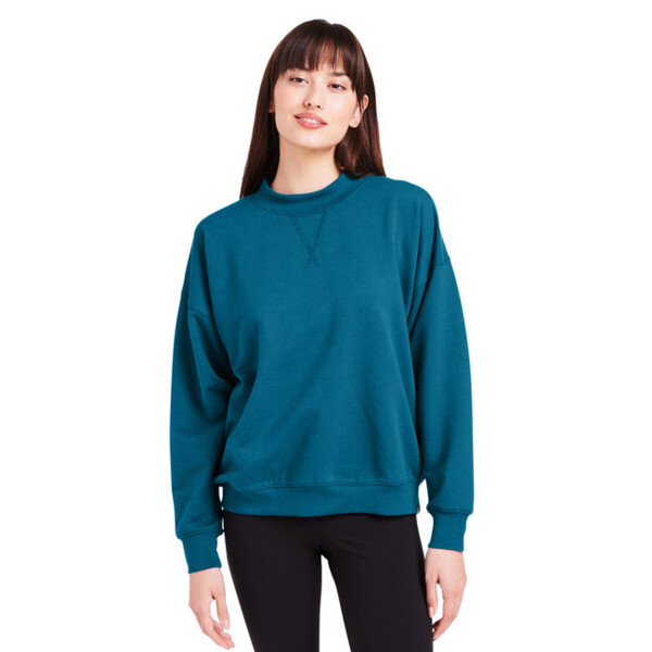 Ladies' Vintage Oversized Crew Pullover Thumbnail