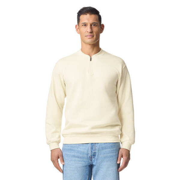 Unisex Softstyle Midweight Fleece Quarter-Zip Sweatshirt Thumbnail