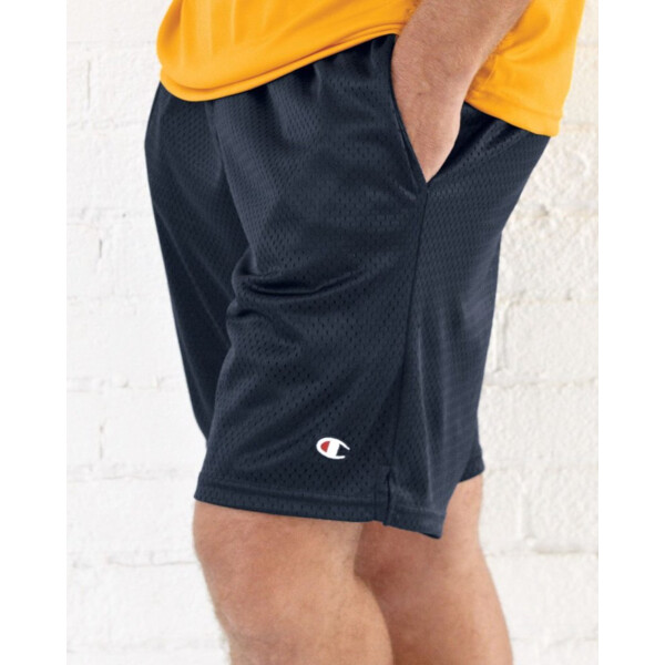 Unisex Polyester Mesh 9" Shorts with Pockets Thumbnail