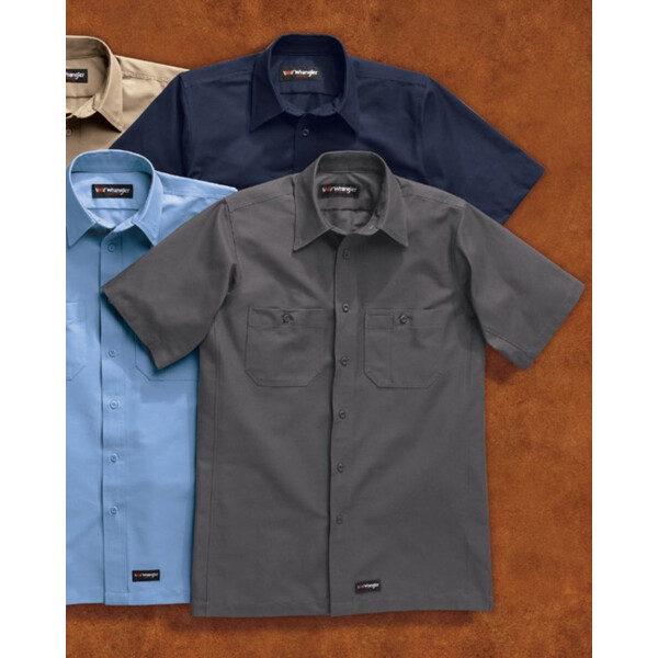 Men's Tall Short Sleeve Work Shirt Thumbnail