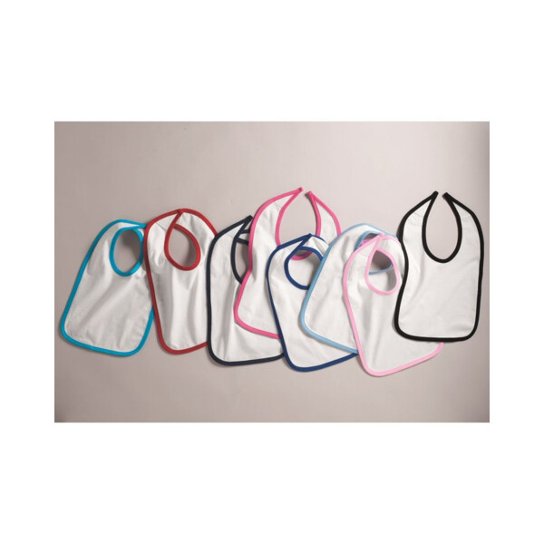 Infant Contrast Trim Premium Jersey Bib Thumbnail