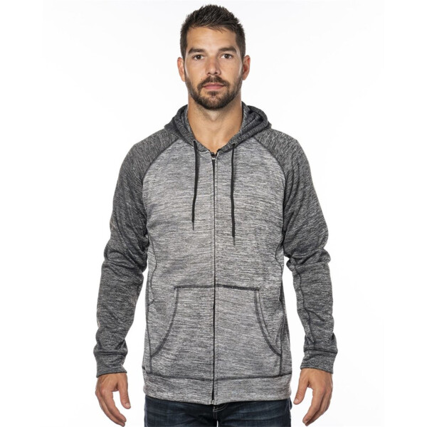 Men's Performance Raglan Full-Zip Sweatshirt Thumbnail
