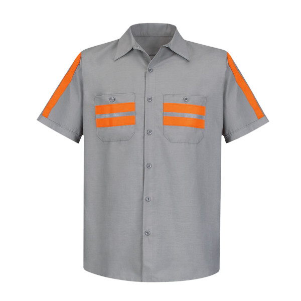 Men's Enhanced Visibility Industrial Work Shirt Thumbnail
