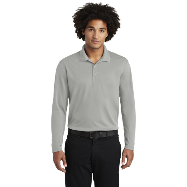 PosiCharge ® RacerMesh ® Long Sleeve Polo Thumbnail