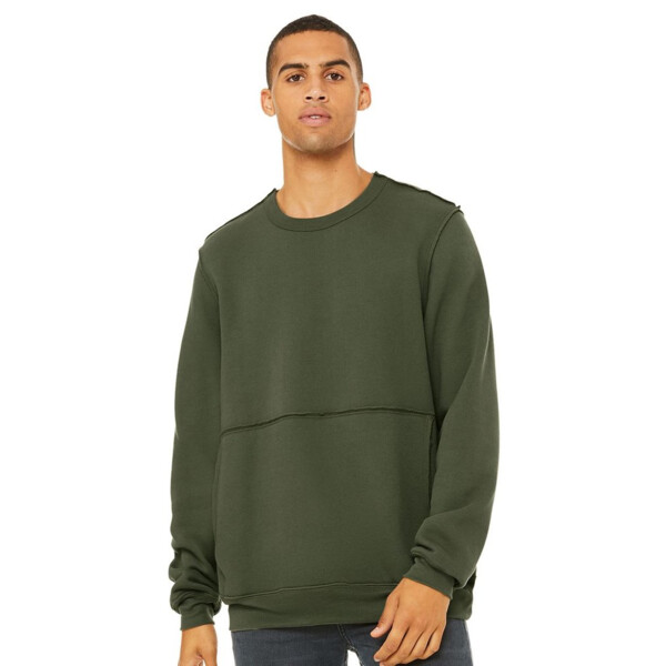 FWD Fashion Raw Seam Crewneck Sweatshirt Thumbnail