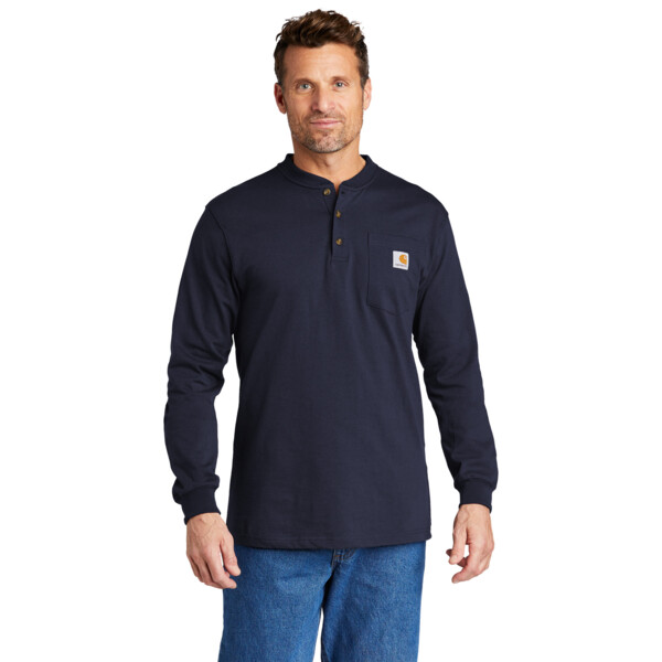 Long Sleeve Henley T Shirt Thumbnail