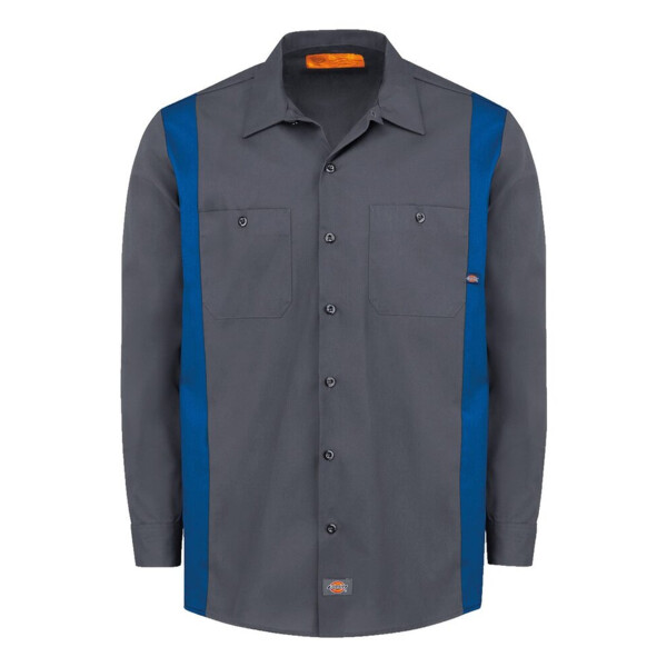Men's Tall Industrial Colorblocked Long Sleeve Shirt Thumbnail
