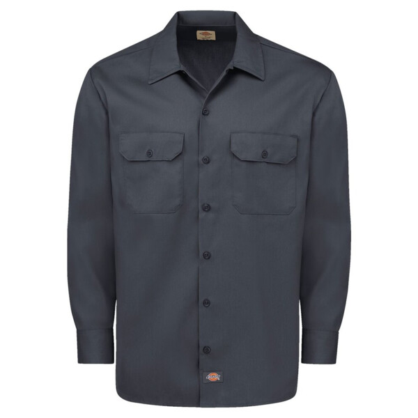 Men's Tall Long Sleeve Work Shirt Thumbnail