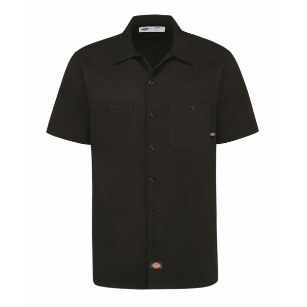 Men's Industrial Short Sleeve Cotton Work Shirt Thumbnail