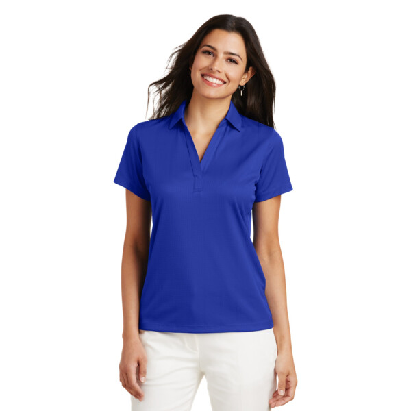 Ladies Performance Fine Jacquard Polo Thumbnail