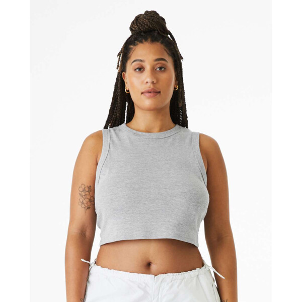 Women's Micro Rib Muscle Crop Tank Thumbnail