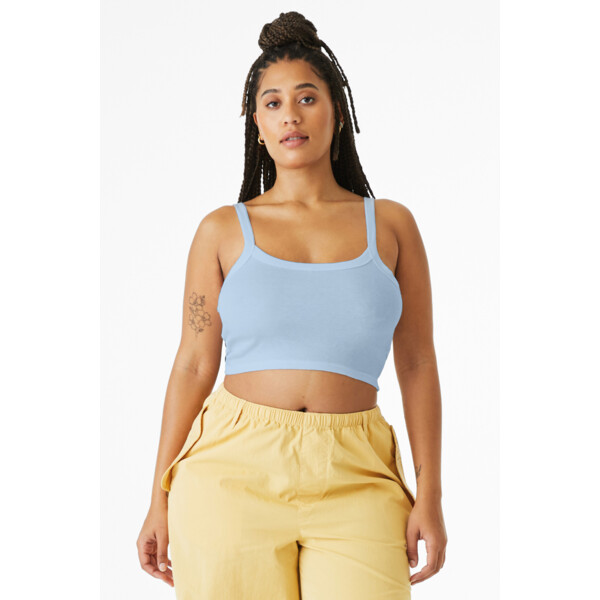 AHC Micro Rib Spaghetti Strap Tank Thumbnail