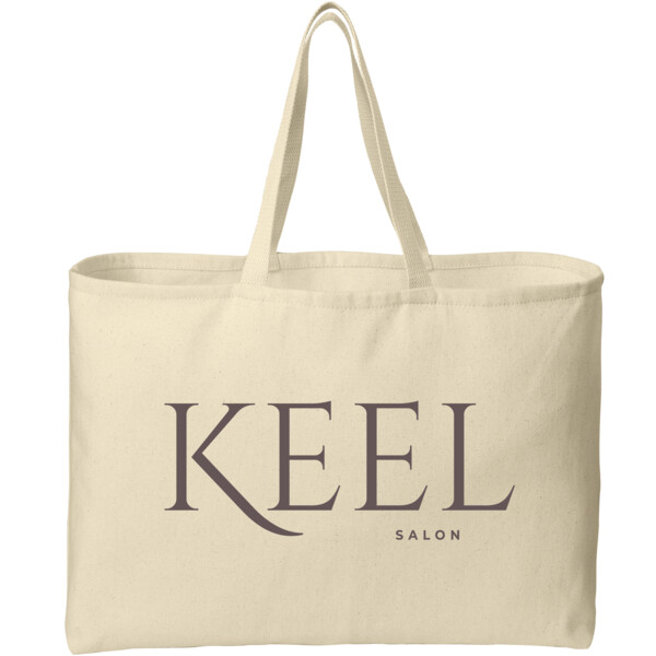 Keel Embroidered Ideal Twill Jumbo Tote Thumbnail
