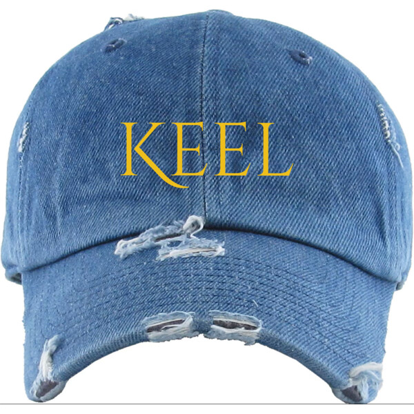 Keel Distressed Jean Dad Hat Thumbnail