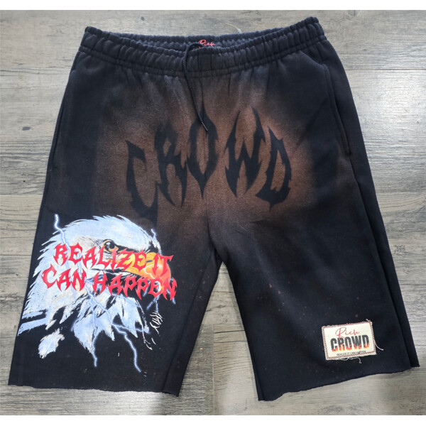 Rich Crowd Cut Off Sweat Shorts Thumbnail