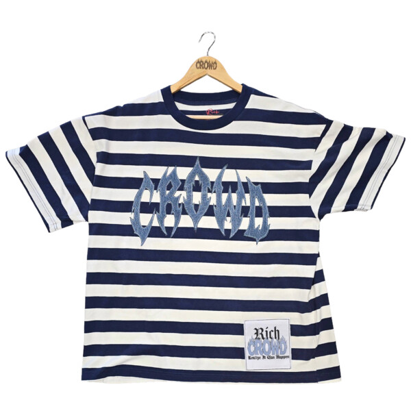 Rich Crowd Jean Patch Stripped Tee Thumbnail