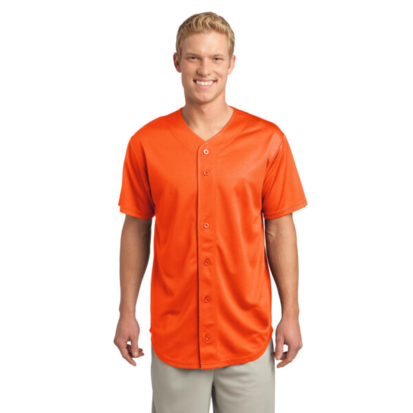 PosiCharge ® Tough Mesh Full Button Jersey Thumbnail
