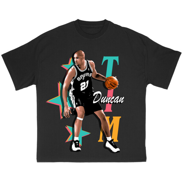 Tim Ducan "The Big Fundamental" Tee Thumbnail