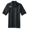 Heavyweight Cotton Pique Polo with Pocket Thumbnail