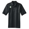 Heavyweight Cotton Pique Polo with Pocket Thumbnail