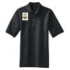 Heavyweight Cotton Pique Polo with Pocket Thumbnail