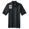 Heavyweight Cotton Pique Polo with Pocket Thumbnail