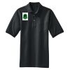Heavyweight Cotton Pique Polo with Pocket Thumbnail