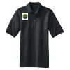 Heavyweight Cotton Pique Polo with Pocket Thumbnail