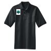 Heavyweight Cotton Pique Polo with Pocket Thumbnail