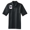 Heavyweight Cotton Pique Polo with Pocket Thumbnail