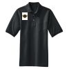 Heavyweight Cotton Pique Polo with Pocket Thumbnail