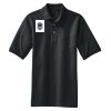 Heavyweight Cotton Pique Polo with Pocket Thumbnail