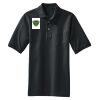 Heavyweight Cotton Pique Polo with Pocket Thumbnail