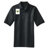 Heavyweight Cotton Pique Polo with Pocket Thumbnail